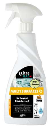 Image de ULTRA BAC MULTI-SURFACES PLUS SPRAY 750ML