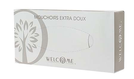 Image de WELCOME MOUCHOIRS 2 PLIS BOITE x100