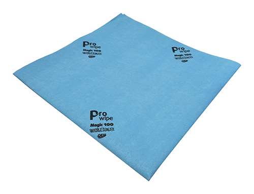 Image de PROWIPE  LAVETTE MICROFIBRE MAGIC 100 BLEU 40X40 PAQUET x5