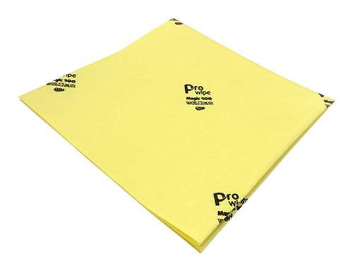 Image de PROWIPE  LAVETTE MICROFIBRE MAGIC 100 JAUNE 40X40 PAQUET x5