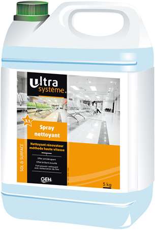 Image de ULTRA SYSTEME SPRAY NETTOYANT HAUTE VITESSE 3.1  5L