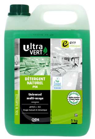 Image de ULTRA VERT NETTOYANT MULTI-USAGES PIN ECOLABEL 5L