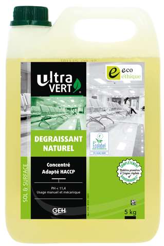 Image de ULTRA VERT DETERGENT CONCENTRE ECOLOGIQUE 5L