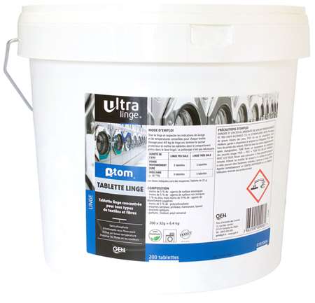 Image de ULTRA LINGE ATOM TABLETTES LINGE 6,4KG (x200)