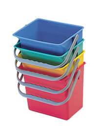 Image de SEAU PLAST CARRE 6L JAUNE