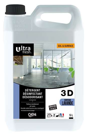 Image de ULTRAFRESH 3D LAVANDE 5L