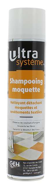 Image de ULTRA SYSTEME SHAMPOOING MOQUETTE 600ML