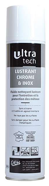 Image de ULTRATECH LUSTRANT CHROME ET INOX 400ML