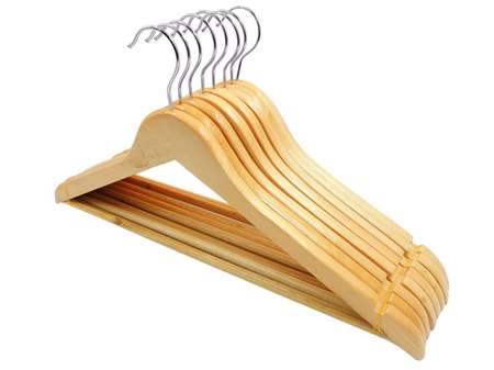 Image de CINTRE ADULTE BOIS LA PIECE