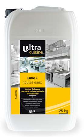 Image de ULTRA CUISINE LAVE + TOUTES EAUX 25Kg