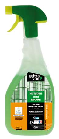 Image de ULTRA VERT NETTOYANT VITRE ECOLOGIQUE SPRAY 750ML