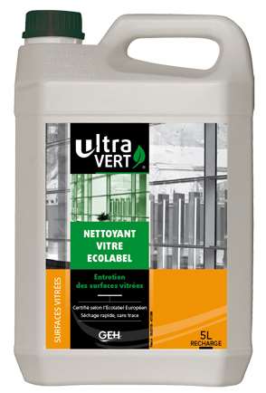 Image de ULTRA VERT NETTOYANT VITRE ECOLOGIQUE 5L
