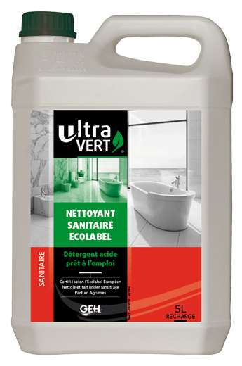 Image de ULTRA VERT NETTOYANT SANITAIRE ECOLOGIQUE 5L