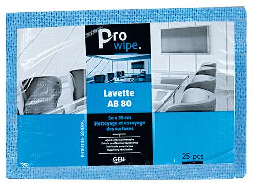 Image de LAVETTE GEH AB80 51X36 BLEU PAQUET x25