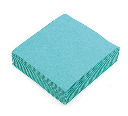 Image de PROWIPE LAVETTE NON TISSEE VERTE 38X38 PAQUET x10