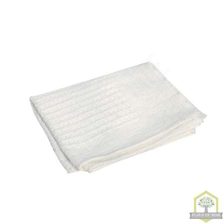 Image de LAVETTE GAUFREE BLANCHE 30X70 PAQUET x10