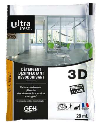 Image de ULTRAFRESH DOSE 3D CITRON 20ML COLIS x250