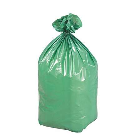 Image de SAC POUBELLE 110L VERT RENFORCE 45µ COLIS x200