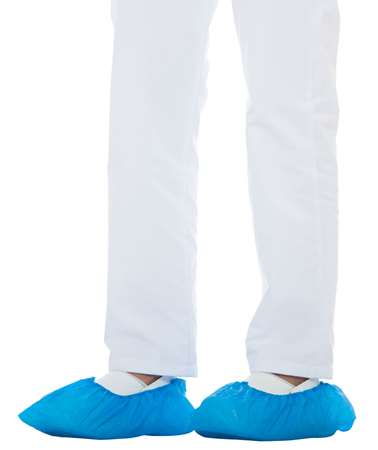 Image de SURCHAUSSURE VISITEUR BLEU SACHET x100