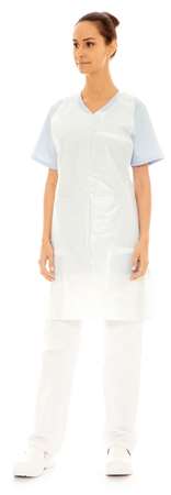 Image de TABLIER POLYÉTHYLÈNE BLANC 120x70 25µ COLIS x1000