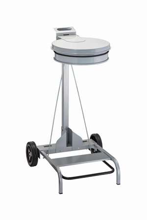 Image de CONTIMOBILE SUPPORT SAC A PEDALE 110L ACIER GRIS