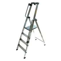 Image de ESCABEAU ALUMINIUM 3 MARCHES + PLATEAU