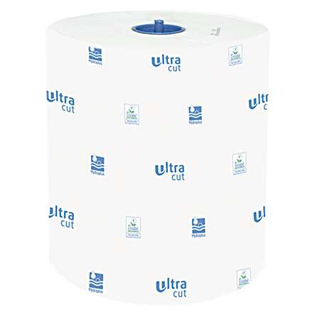 Image de ULTRACUT BOBINE ESSUIE-MAINS MAXI BLANC 2 PLIS COLIS x6