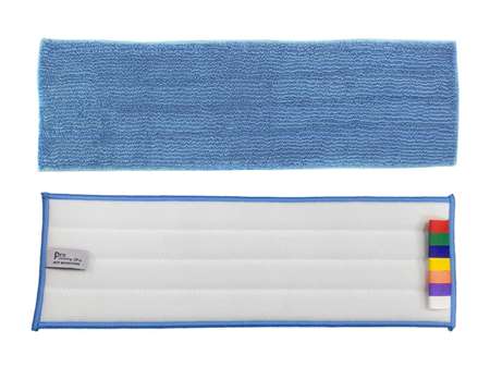 Image de PROCLEANER FRANGE MICROFIBRE VELCRO BLEUE 62CM