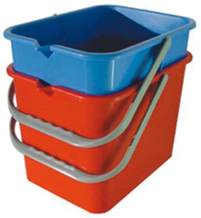 Image de SEAU PLAST CARRE 9L ROUGE