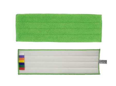 Image de PROCLEANER FRANGE MICROFIBRE VELCRO VERT 43,5CM
