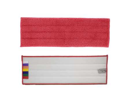 Image de PROCLEANER FRANGE MICROFIBRE VELCRO ROUGE 43,5CM