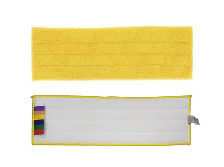 Image de PROCLEANER FRANGE MICROFIBRE VELCRO JAUNE 43,5 CM