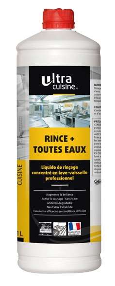 Image de ULTRA CUISINE RINCE TOUTES EAUX 1L