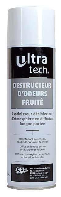 Image de ULTRATECH DESTRUCTEUR D'ODEURS FRUITE 500ML