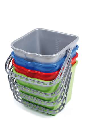 Image de SEAU PLAST CARRE 15L VERT