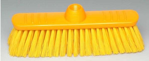 Image de BALAI DROIT 29 CM ALIMENTAIRE 1/2 DUR JAUNE