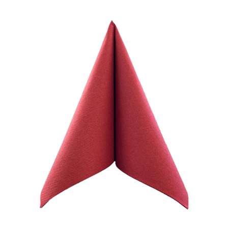 Image de SERVIETTE PRESTIGE BORDEAU 40X40 VOIE SECHE COLISx800