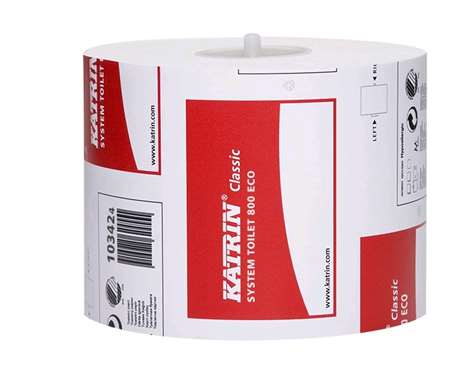 Image de KATRIN PH CLASSIC SYSTEM TOILET 800F BLANC 2 PLIS COLIS x36