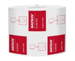 Image de KATRIN PH CLASSIC SYSTEM TOILET 800F BLANC 2 PLIS COLIS x36