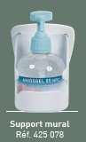 Image de SUPPORT MURAL POUR GEL HYDOALCOOLIQUE 300ML