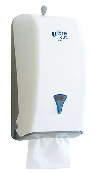 Image de DISTRIBUTEUR BLANC PAPIER HYGIENIQUE FEUILLE A FEUILLE