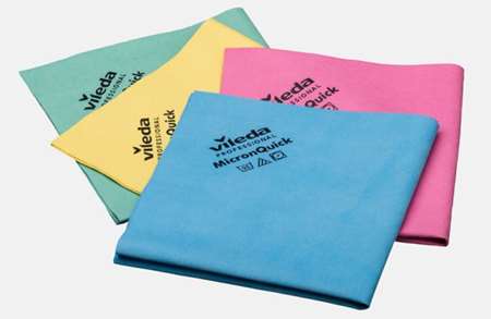 Image de VILEDA LAVETTE MICRONQUICK JAUNE PAQUET x5