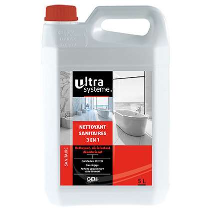 Image de ULTRA SYSTEME NETTOYANT SANITAIRE 3 EN 1 PAE 5L