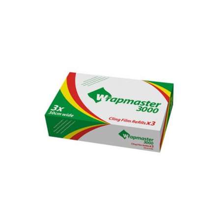 Image de WRAPMASTER FILM ALIMENTAIRE WM 3000 30cm x 300m COLIS x3
