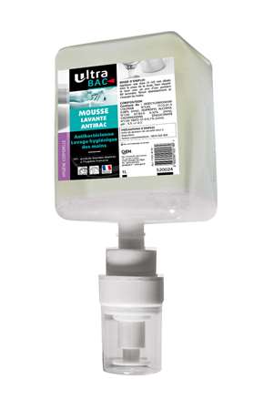 Image de ULTRA MAINS SAVON MOUSSE ANTIBAC CARTOUCHE COLIS 6x1L