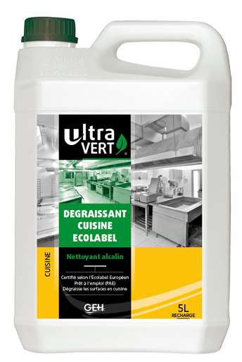Image de ULTRA VERT NETTOYANT DEGRAISSANT CUISINE ECOLABEL 5L