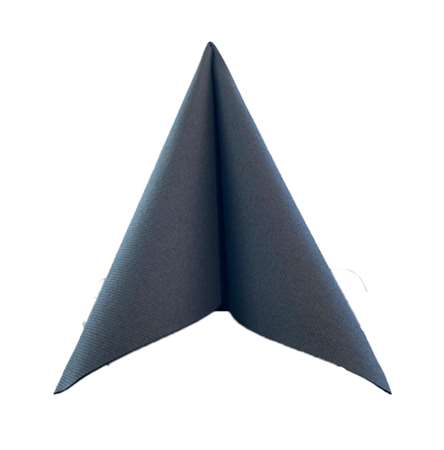 Image de SERVIETTE PRESTIGE NOIR 40X40 VOIE SECHE COLIS x800