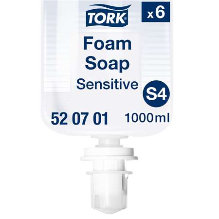 Image de TORK SAVON MOUSSE S4 EXTRA DOUX COLIS 6x1L