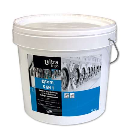 Image de ATOM 5 EN 1 LESSIVE PREMIUM DESINFECTANTE SEAU 10KG