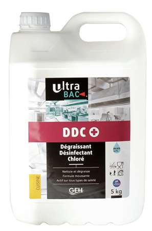 Image de ULTRABAC DEGRAISSANT DESINFECTANT CHLORE + 5KG